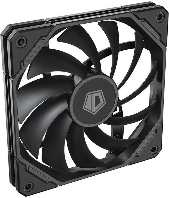 картинка Вентилятор ID-Cooling TF-12015-K черный, 120 мм, 2200 об/ мин, 32.3 дБ, 4 pin от магазина КомпьютерЦентр