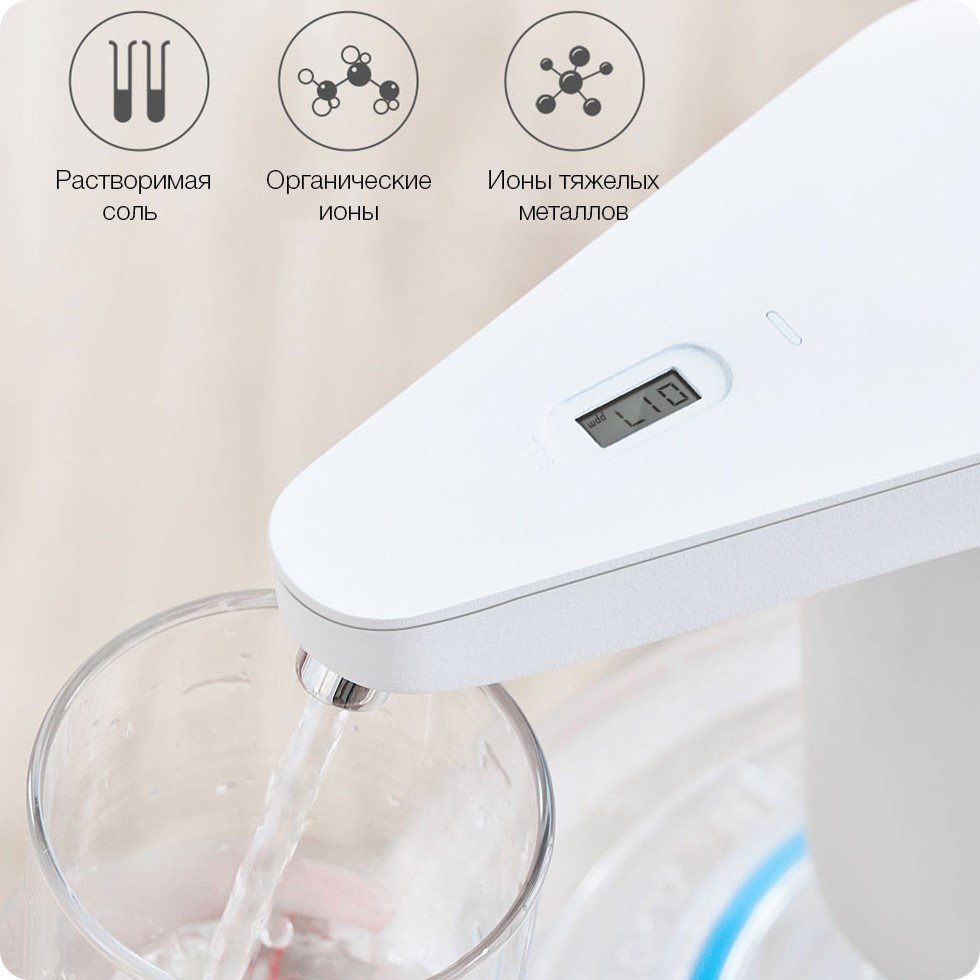 картинка Автоматическая помпа с датчиком качества воды Xiaomi Xiaolang TDS Automatic Water HD-ZDCSJ02 EU от магазина КомпьютерЦентр