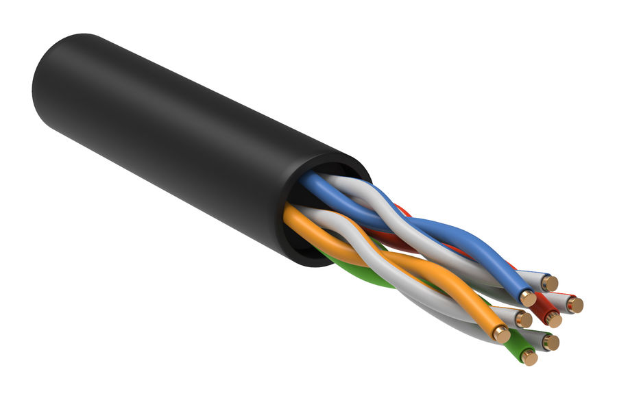 картинка Кабель UTP ITK cat5e 4x2x24AWG solid LDPE (305м) Black (LC3-C5E04-139) от магазина КомпьютерЦентр