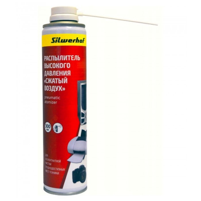 картинка Баллончик со сжатым воздухом Silwerhof 300ml (671501) от магазина КомпьютерЦентр