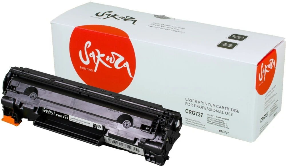 картинка Картридж Sakura (SACRG737) CRG737 для Canon, черный от магазина КомпьютерЦентр