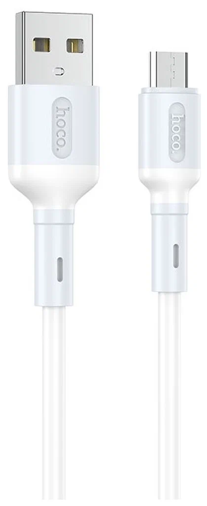картинка Кабель USB HOCO X65 Prime USB - MicroUSB, белый от магазина КомпьютерЦентр