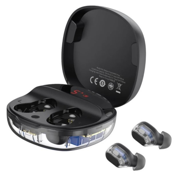 картинка Bluetooth гарнитура Baseus Encok True Wireless WM01 Plus NGWM01P-01 Black от магазина КомпьютерЦентр