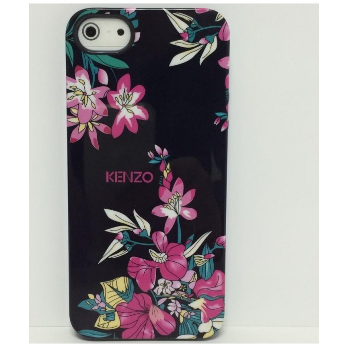 картинка Чехол Kenzo TPU Case Floral Black for iPhone 5/ 5s от магазина КомпьютерЦентр
