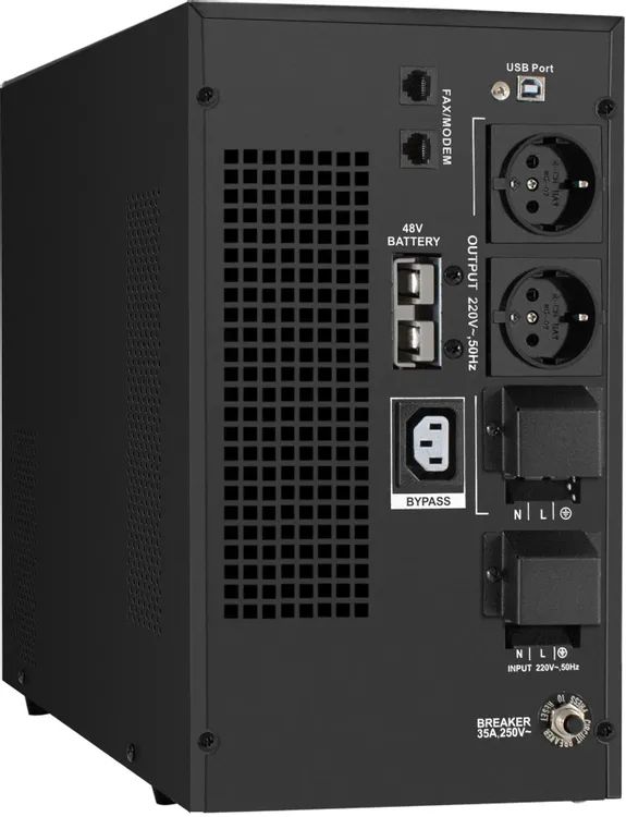 картинка Комплект (EX296884RUS) ИБП Exegate EX295991RUS батарея 33Aч EX285664RUS 4шт (инвертор, синус, для котла) ExeGate SineTower SZ-5000.LCD.AVR.2SH.1C13.T.RJ.USB 5000VA/ 4000W, чистый синусоида, LCD дисплей, AVR, 2*Schuko+1*C13+клеммы, RJ45/ 11, USB от магазина КомпьютерЦентр