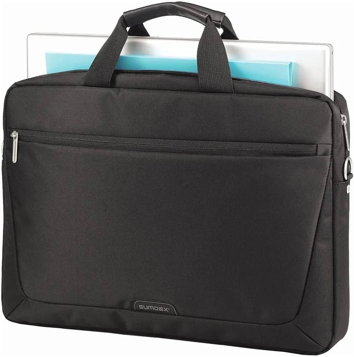 картинка Сумка для ноутбука Сумка SUMDEX PON-117 (BK), черная до 17'' (SUM-PON117BK/ BLACK) от магазина КомпьютерЦентр