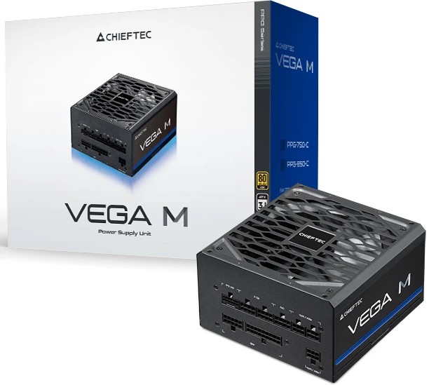 картинка Блок питания Chieftec Vega M PPG-850-C, 850W, Retail от магазина КомпьютерЦентр