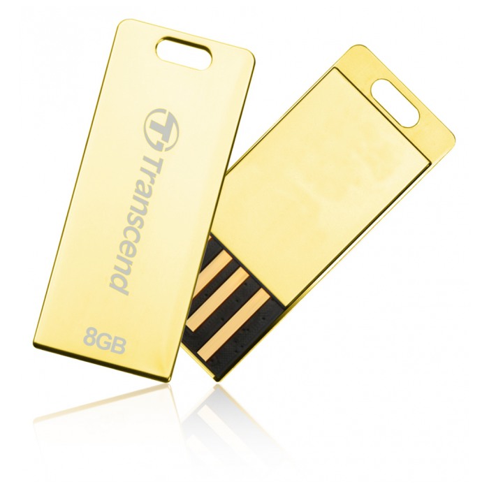 картинка Флешка USB Transcend 8Gb JetFlash T3G Golden (TS8GJFT3G) от магазина КомпьютерЦентр