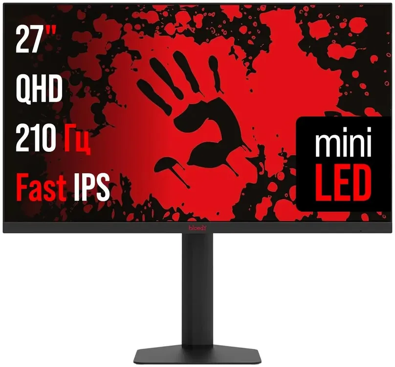 картинка Монитор 27'' Bloody MN1X IPS 2K, черный от магазина КомпьютерЦентр