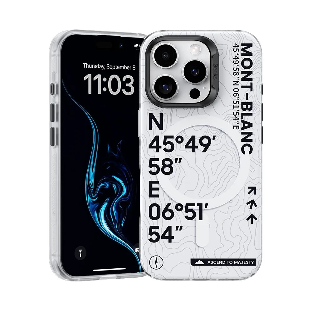 картинка Чехол силиконовый Benks Mt. Blanc Phone Case (MagSafe) для iPhone 16 Pro Max 6.9'' от магазина КомпьютерЦентр