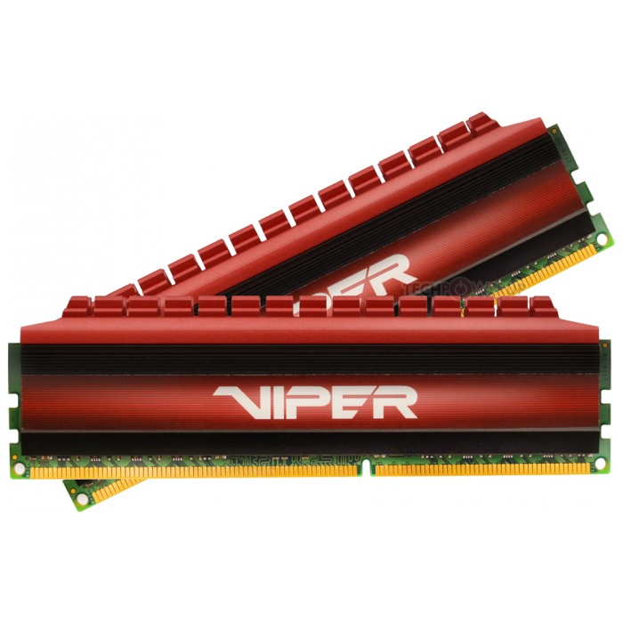 картинка Набор модулей памяти Patriot DIMM DDR4 8Gb (2x4Gb) 2800MHz PC4-22400 Viper (PV48G280C6K) от магазина КомпьютерЦентр
