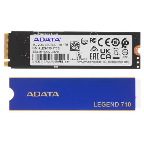 картинка SSD накопитель 1Tb ADATA M.2 LEGEND 710 (ALEG-710-1TCS) от магазина КомпьютерЦентр