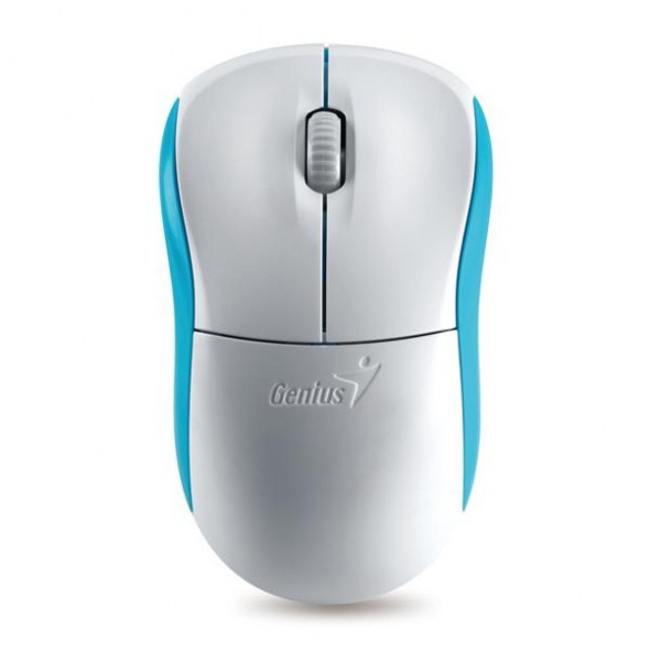 картинка Мышка Genius NS-6000 WL White/ Blue (31030089111) от магазина КомпьютерЦентр