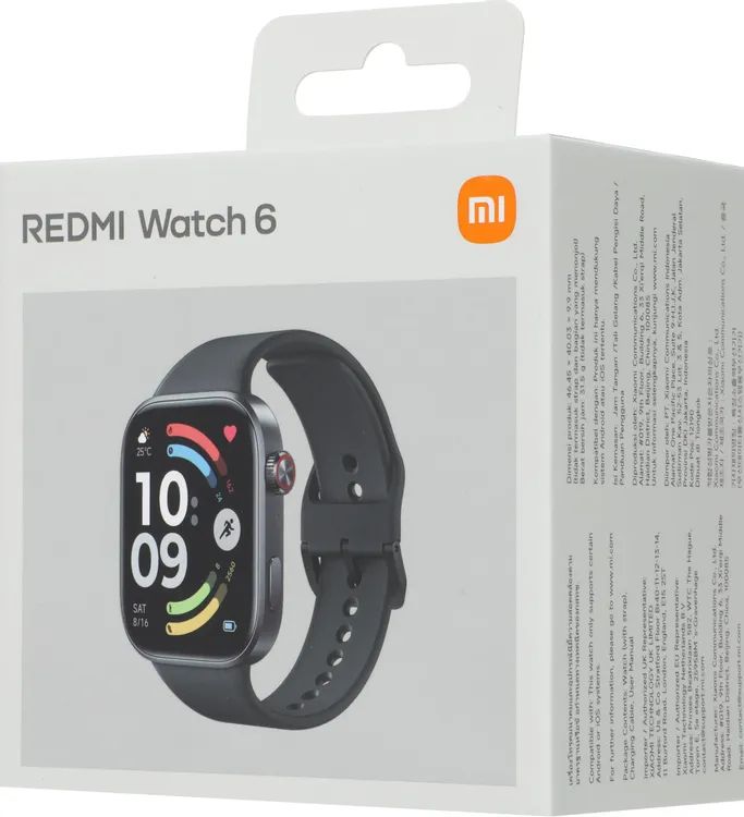 картинка Умные часы Xiaomi Redmi Watch 6 Black от магазина КомпьютерЦентр