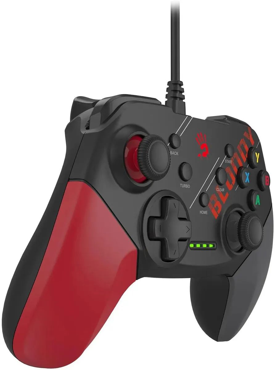 картинка Геймпад A4Tech Bloody GP30 Sports черный/ красный USB виброотдача обратная связь (GP30 SPORTS RED) от магазина КомпьютерЦентр