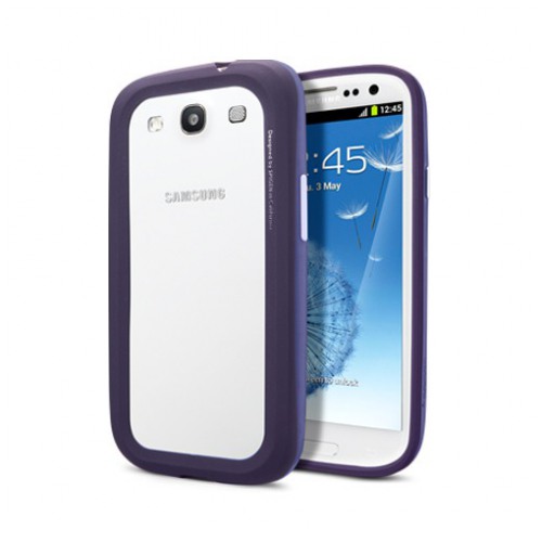 картинка Чехол SGP Case Ultra Bumper Color Series Misty Purple for Samsung Galaxy S III i9300 (SGP09240) от магазина КомпьютерЦентр