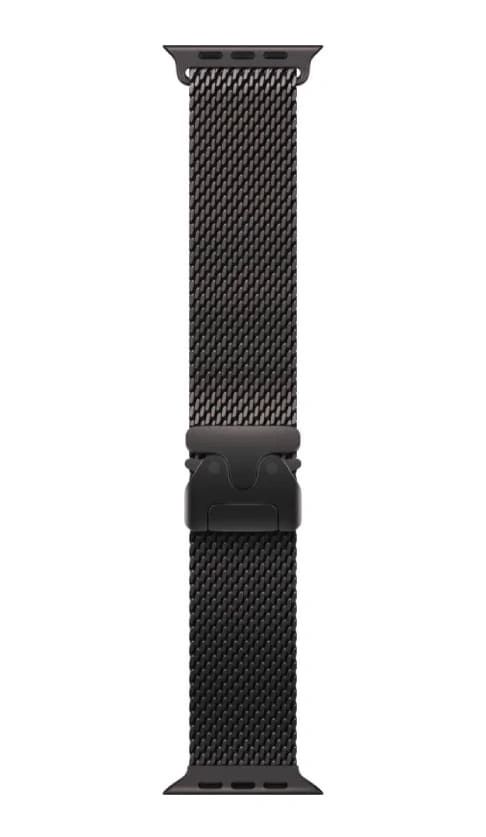 картинка Apple Watch Ultra 3 49mm Black Titanium Case with Black Milanese Loop Band (MF1Q4) от магазина КомпьютерЦентр