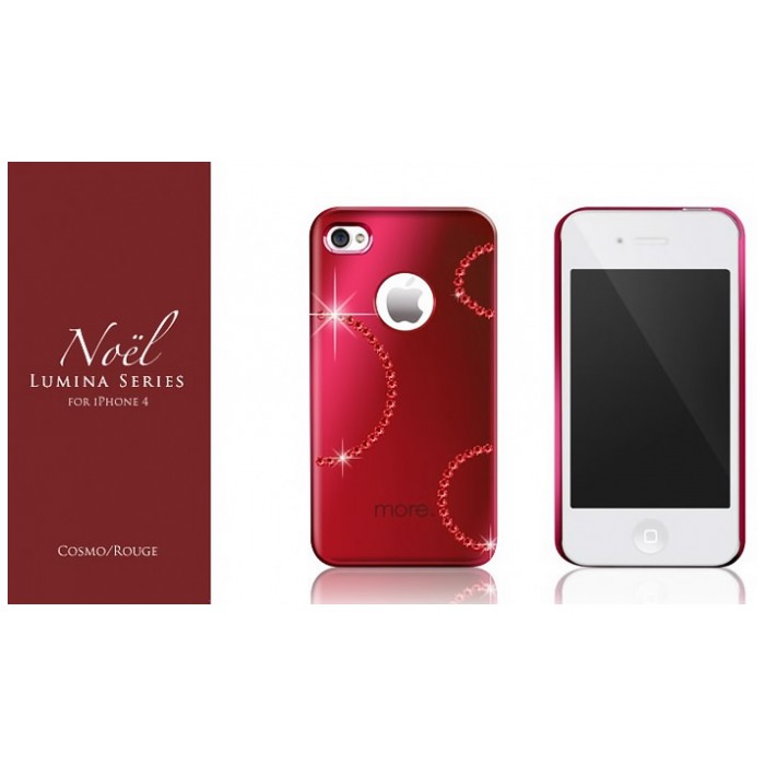 картинка Чехол More Noel Collection Lumina Series Cosmo Rogue Red for iPhone 4/4S (AP13-032RED) от магазина КомпьютерЦентр