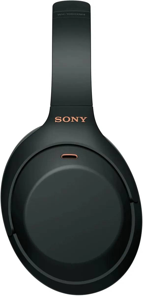 картинка Беспроводные/ проводные наушники Sony WH-1000XM4 Black от магазина КомпьютерЦентр