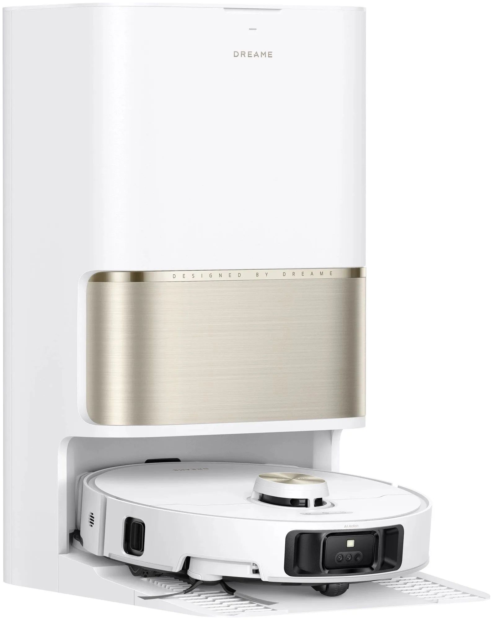 картинка Робот-пылесос Dreame Bot L50s Pro Ultra белый, 5200 мА*ч Li-Ion, уборка влажная/ сухая, пылесборник контейнер 0.25 л (RLL88HE) от магазина КомпьютерЦентр