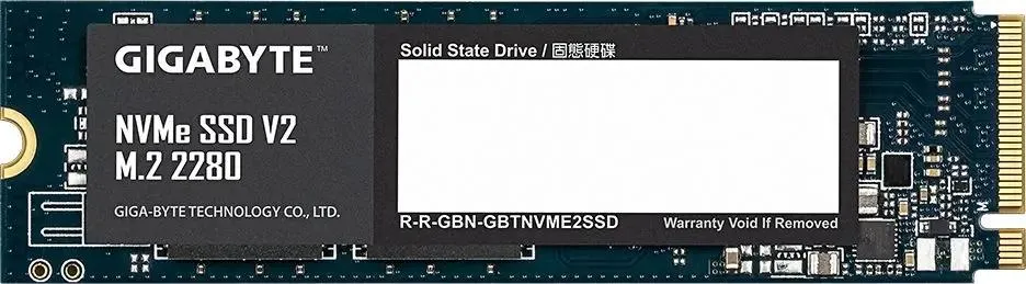 картинка SSD накопитель 256Gb Gigabyte NVMe SSD V2M.2 2280 PCI-E x4 (G3NVMEV2256G) от магазина КомпьютерЦентр