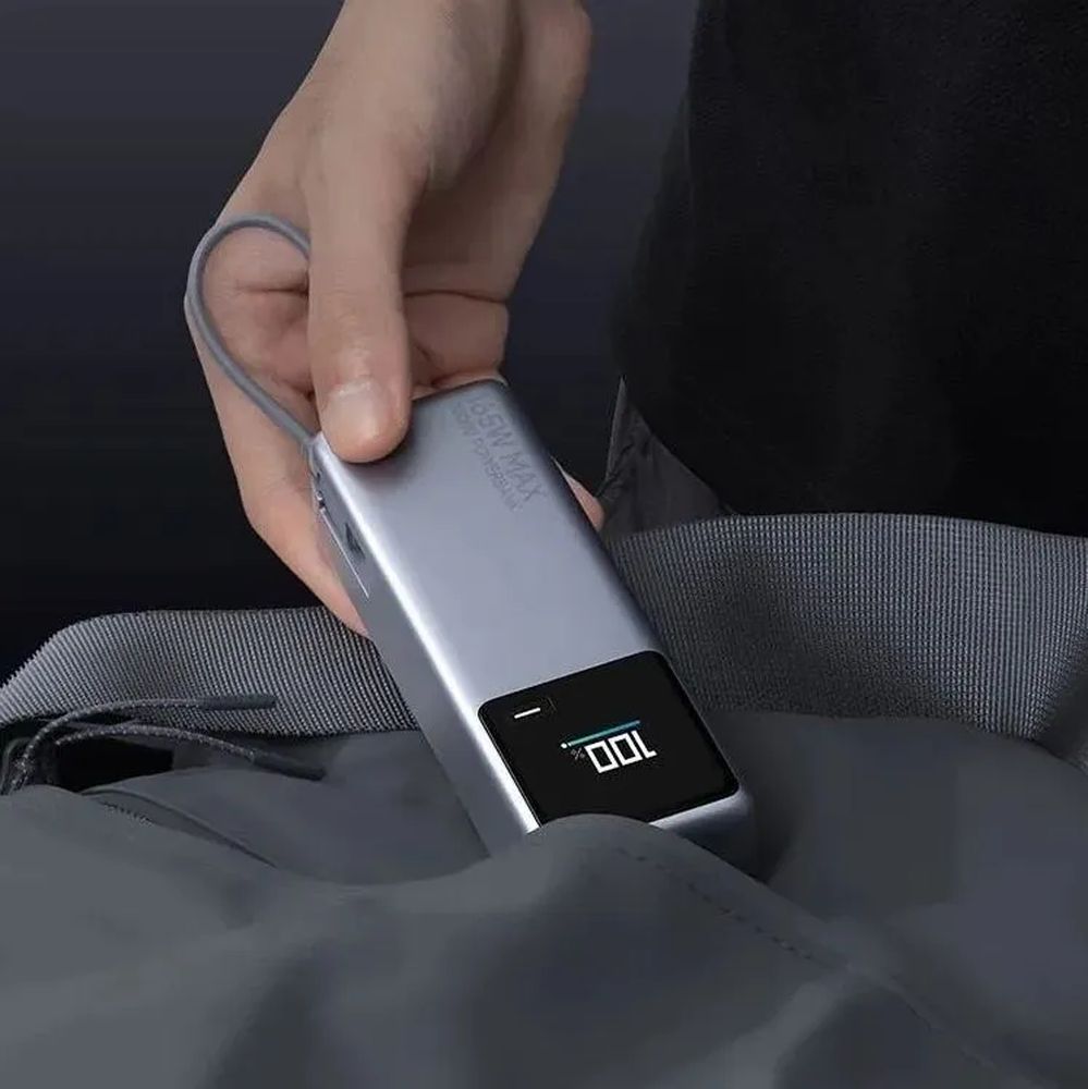 картинка Внешний аккумулятор Xiaomi Mi Power Bank 10000mAh With Cable USB-C 165W PB1165MI CN (BHR9344CN) от магазина КомпьютерЦентр