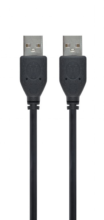 картинка Кабель USB 2.0 Pro Cablexpert CCP-USB2-AMAM-6, AM/ AM, 1.8м, экран, черный, пакет от магазина КомпьютерЦентр