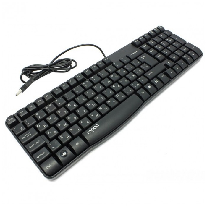 картинка Клавиатура Rapoo N2400 USB Black (12155) от магазина КомпьютерЦентр