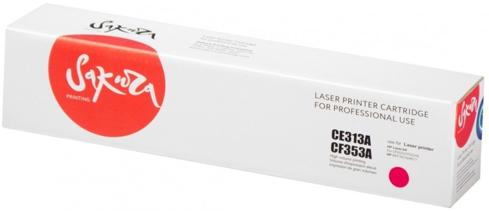 картинка Картридж SAKURA CE313/ CF353A для HP, пурпурный (SACE313A/ CF353A) от магазина КомпьютерЦентр