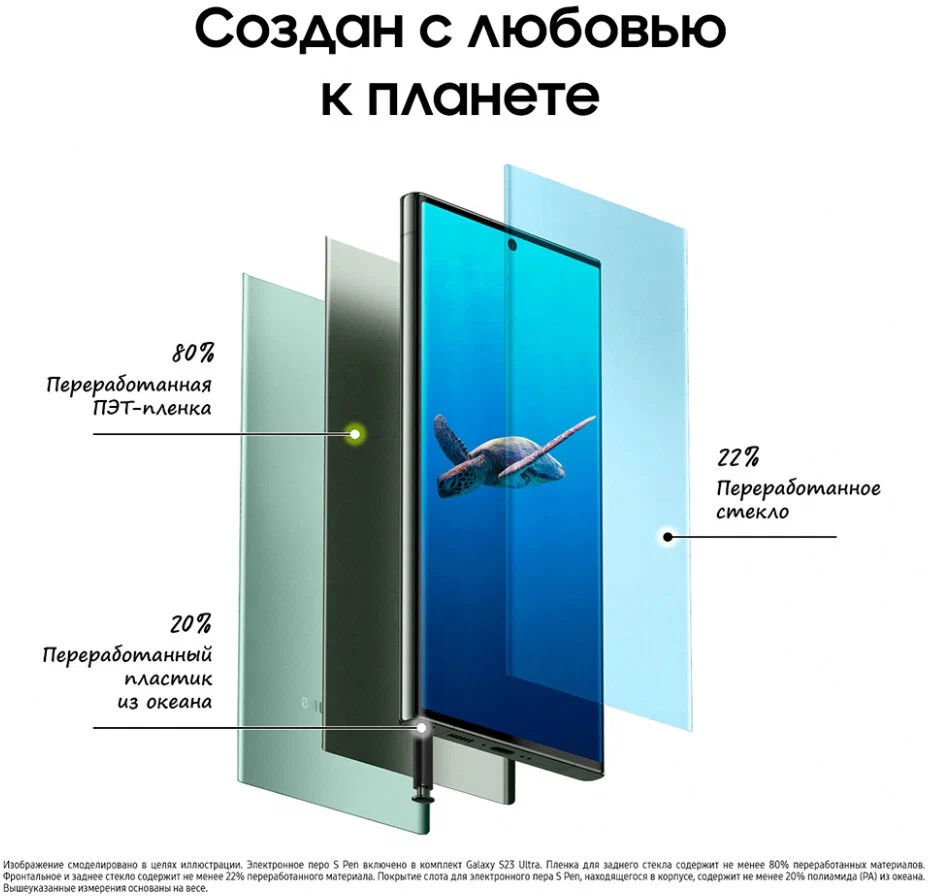 картинка Смартфон Samsung Galaxy S23 Ultra Black 6.8'' 12Gb / 512Gb (SM-S918B/ DS) от магазина КомпьютерЦентр