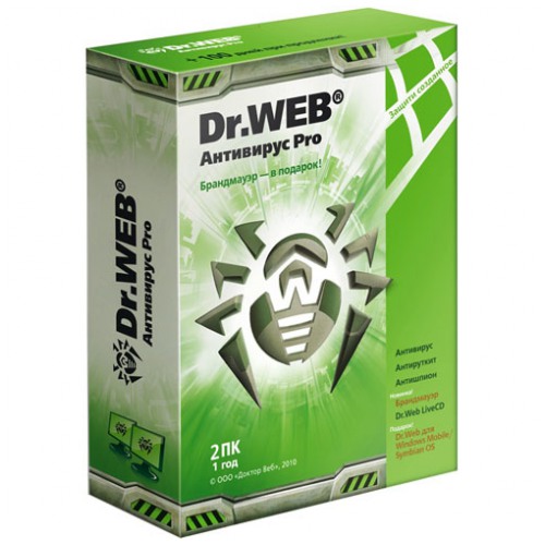 картинка Антивирус Dr.Web Pro (BBW-W12-0002-6) от магазина КомпьютерЦентр