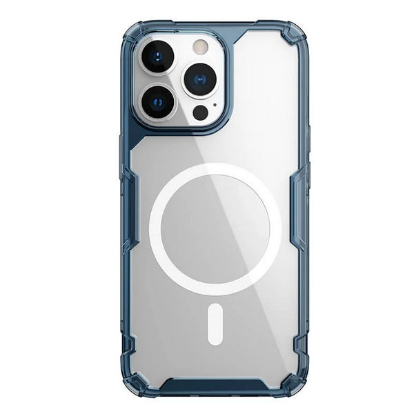 картинка Чехол Nillkin Nature TPU Pro + Magsafe накладка на Apple iPhone 14 Pro Max, синий от магазина КомпьютерЦентр