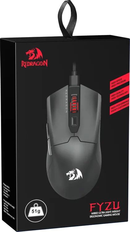 картинка Мышка Redragon FYZU, черный (72153) от магазина КомпьютерЦентр