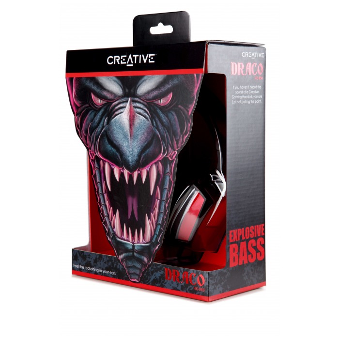 картинка Гарнитура Creative Draco HS-850 Black/ Red (51EF0360AA000) от магазина КомпьютерЦентр