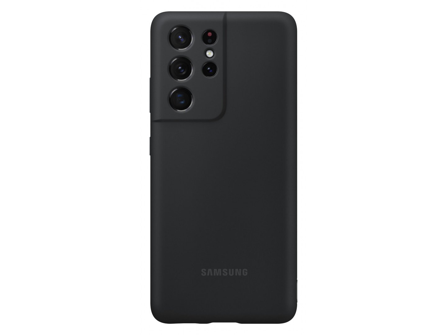 картинка Чехол-накладка Samsung для Galaxy S21 Ultra Silicone Cover черный (EF-PG998TBEGRU) от магазина КомпьютерЦентр