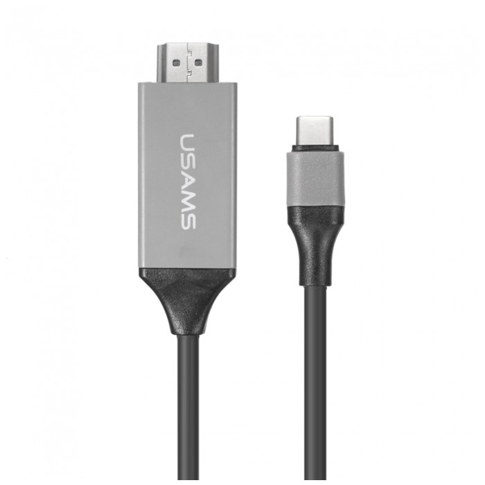 картинка Переходник Usams Type-C to HDMI 2m US-SJ169 TH16901 Black (TH16901) от магазина КомпьютерЦентр