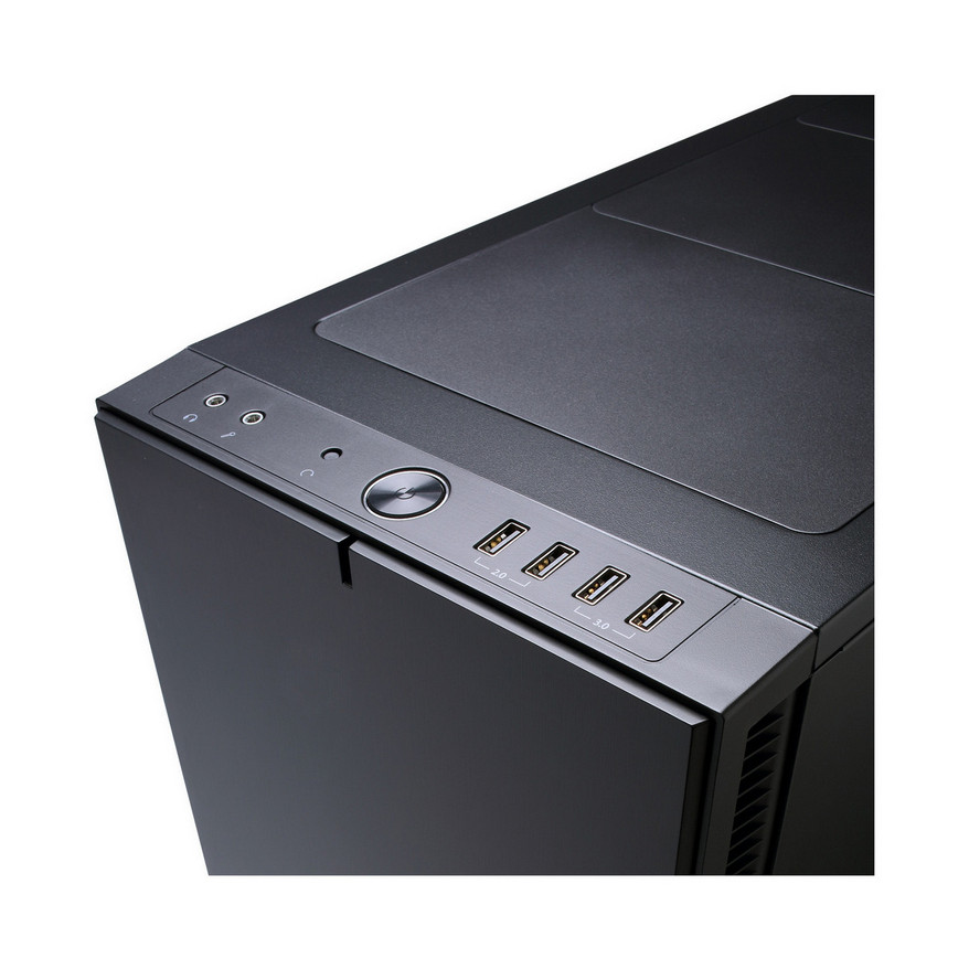 картинка Корпус Fractal Design Define R5 Black Pearl (FD-CA-DEF-R5-BK) от магазина КомпьютерЦентр