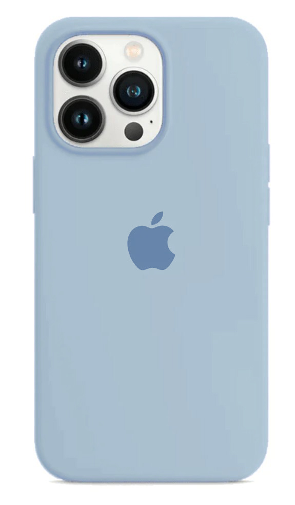 картинка Чехол Silicone case Full for iPhone 15Pro Sky Blue от магазина КомпьютерЦентр