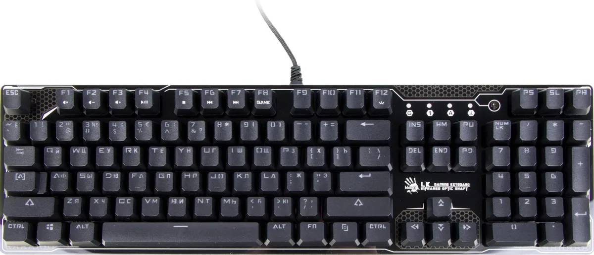 картинка Клавиатура A4TECH Bloody B810R Battlefield, черный (b810r (battlefield)) от магазина КомпьютерЦентр