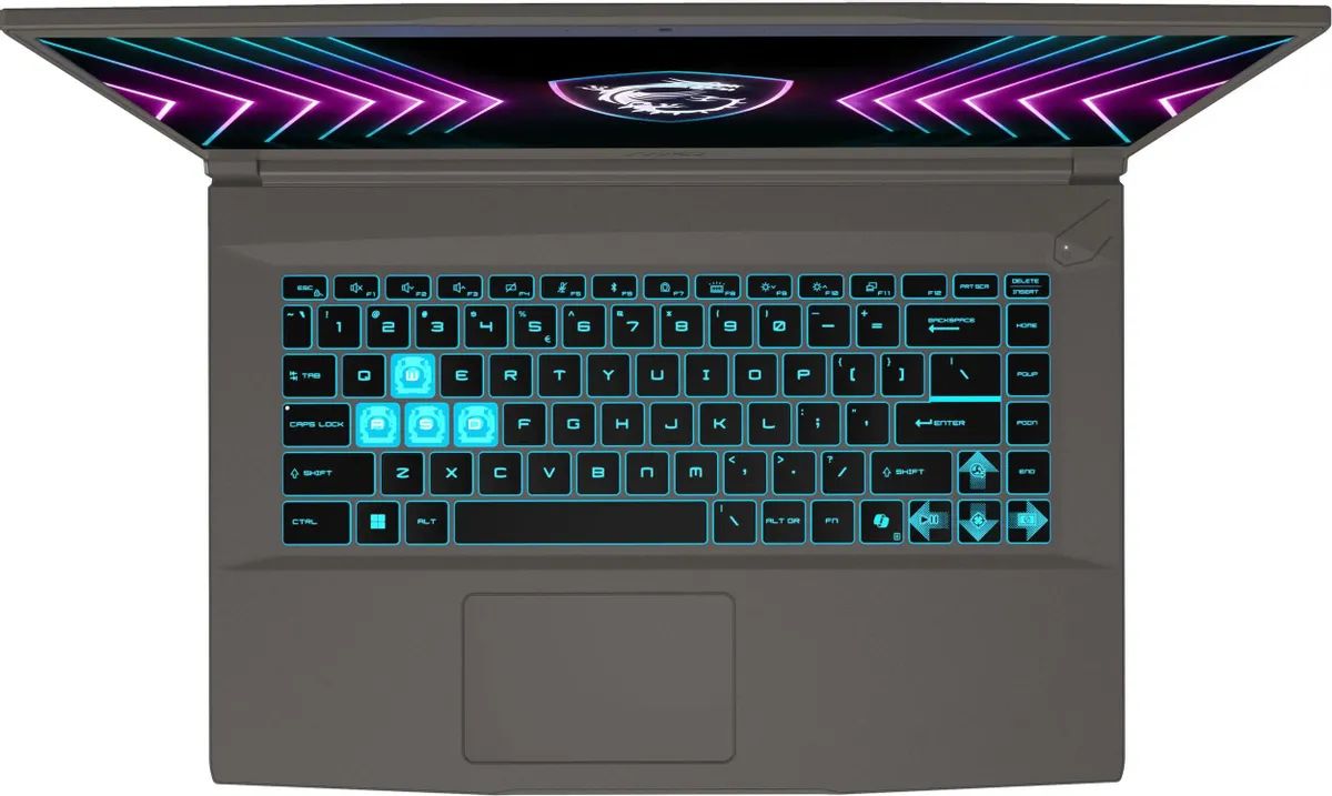 картинка Ноутбук MSI Thin 15 B2RVE-3450XRU 15.6'' IPS (1920x1080) 144Hz/  Core 5 210H (8/ 12)/  16Gb/  SSD 512Gb/  RTX4050 6Gb/  noOS/  Gray (9S7-16R831-3450) от магазина КомпьютерЦентр