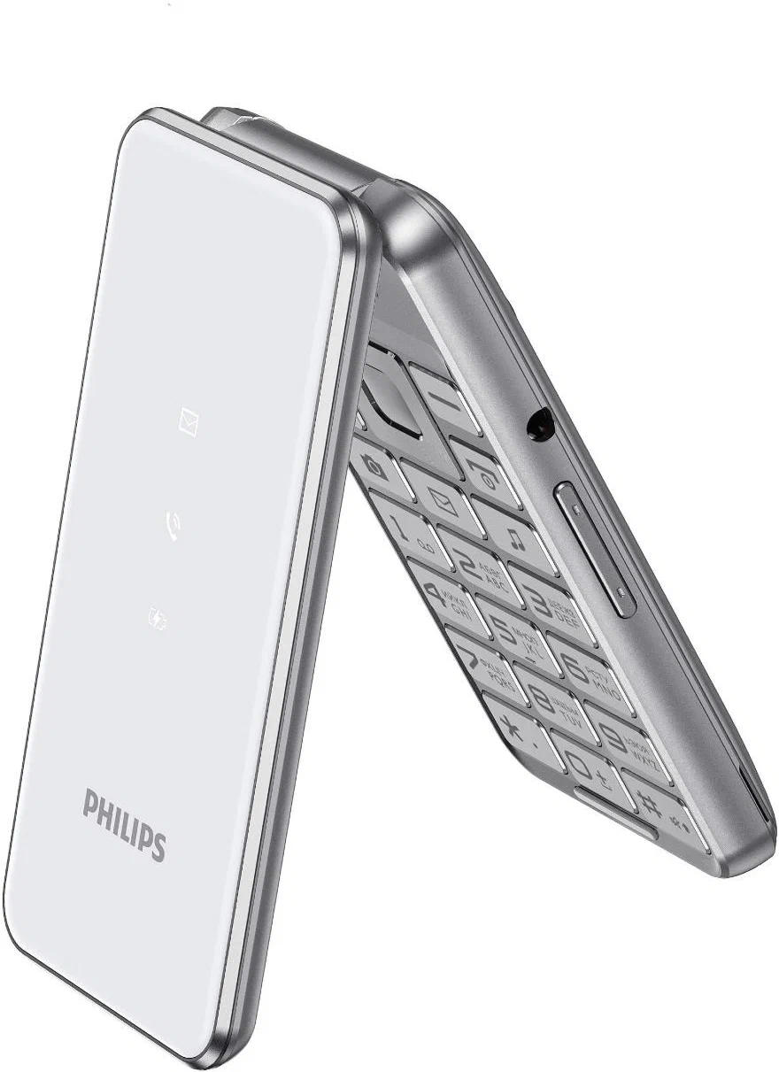 картинка Телефон мобильный Philips E2601 2.4'' Silver от магазина КомпьютерЦентр