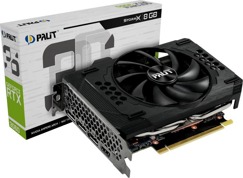 картинка Видеокарта 8Gb DDR6 GeForce RTX3060 PA-RTX3060 STORMX (NE63060019P1-190AF) от магазина КомпьютерЦентр
