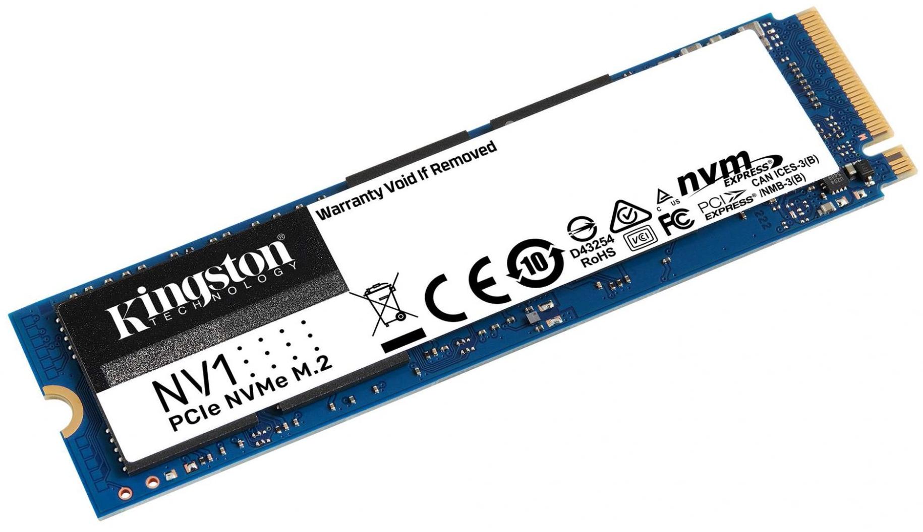 картинка SSD накопитель 250 Гб Kingston NV1 PCI-E x4 M.2 2280 (SNVS/ 250G) от магазина КомпьютерЦентр