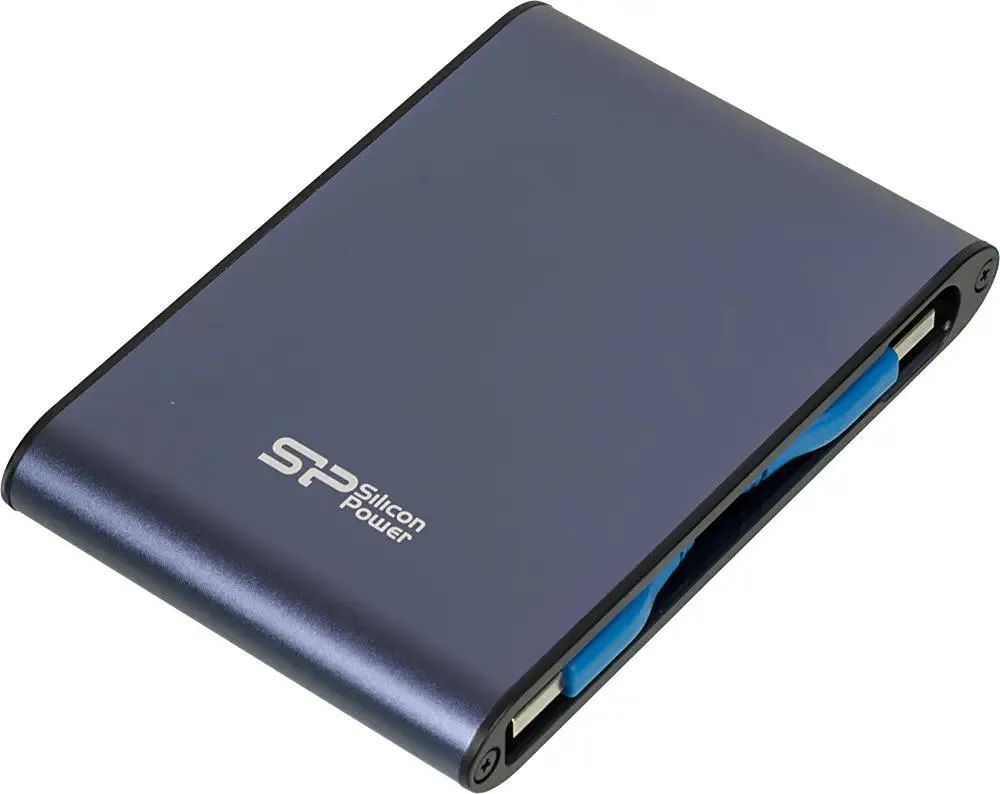 картинка HDD внешний 2Tb SiliconPower 2.5''; Armor A80; External Blue USB3.0 (SP020TBPHDA80S3B) от магазина КомпьютерЦентр