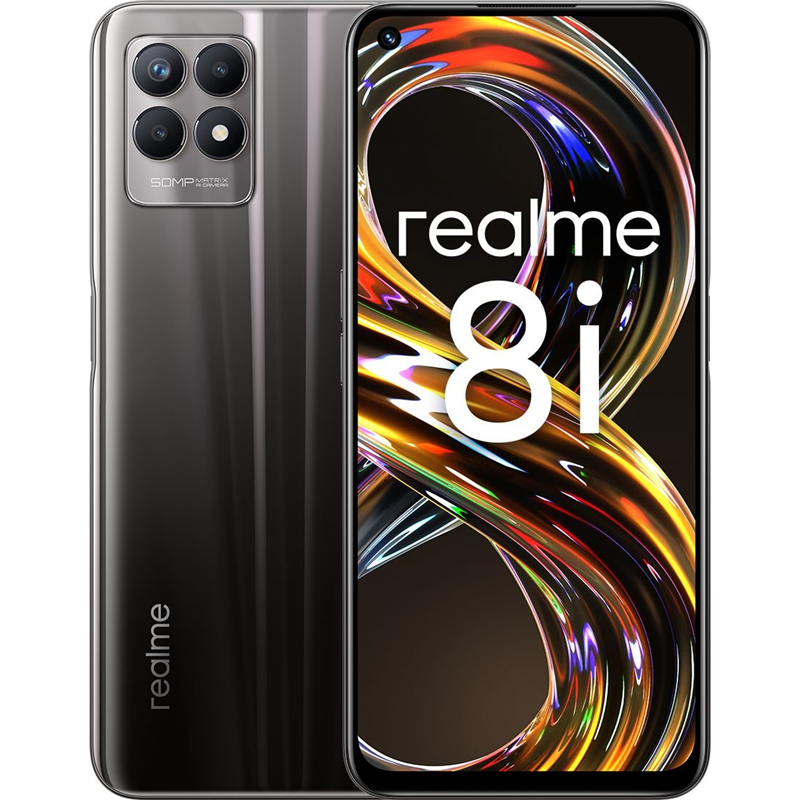 картинка Смартфон Realme 8i 4Gb 128Gb Black от магазина КомпьютерЦентр