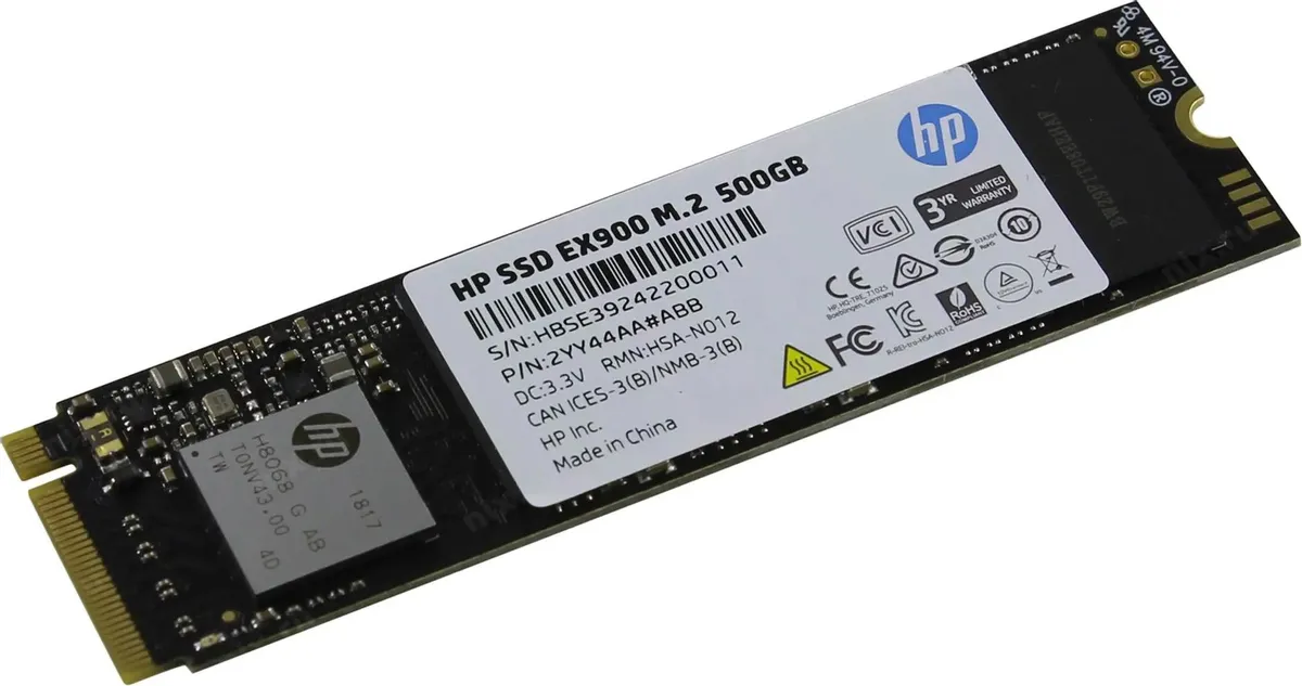 картинка SSD накопитель 500Gb HP EX900 Series (2YY44AA) от магазина КомпьютерЦентр