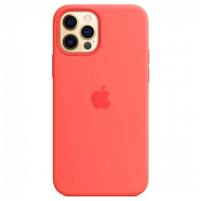 картинка Чехол Silicone Case MagSafe for iPhone 12/ 12 Pro Pink Citrus (Копия) от магазина КомпьютерЦентр