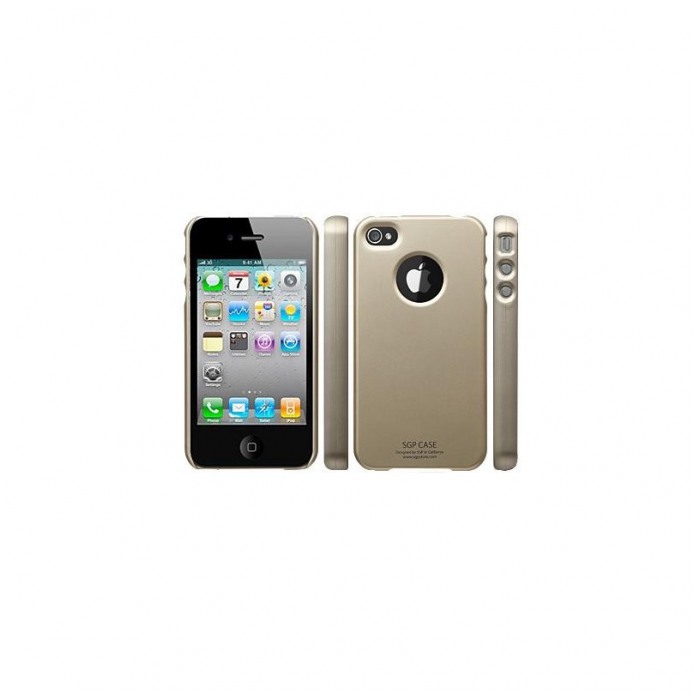 картинка Чехол SGP Neo Hybrid-2 Matte Series Champagne Gold for iPhone 4 (SGP07771) от магазина КомпьютерЦентр