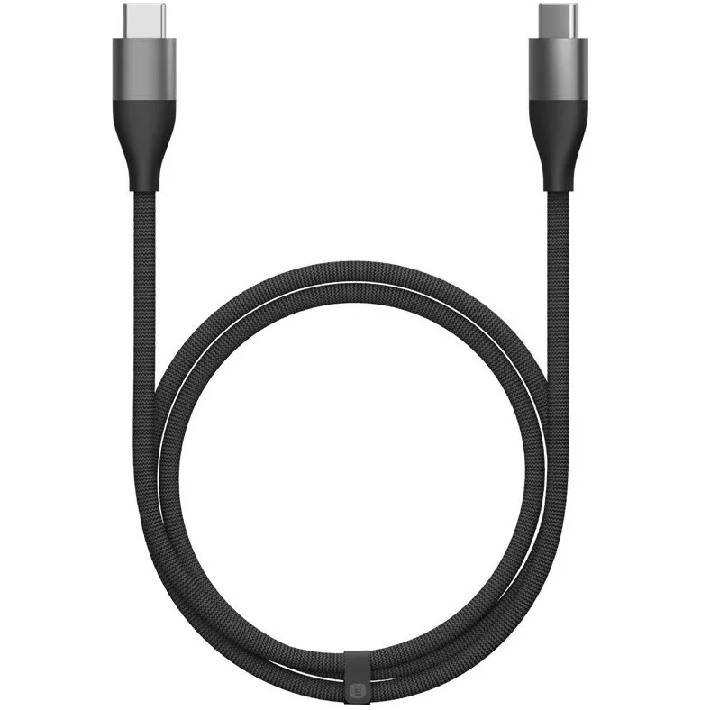 картинка Кабель Xiaomi Type-C/ Type-C 6A плетеный 1m XMAC1CSY Black (BHR7945CN) от магазина КомпьютерЦентр