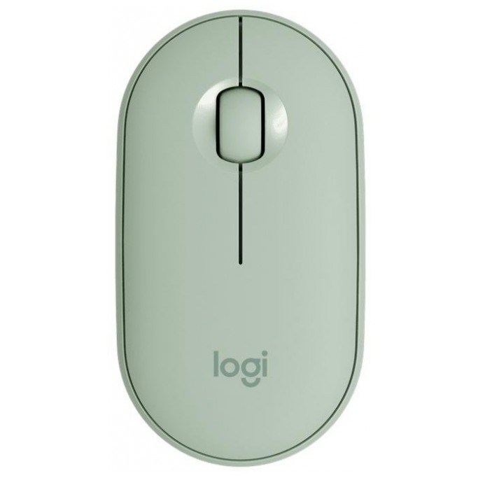 картинка Мышка Logitech M350 Wireless Pebble Eucalyptus (910-005720) от магазина КомпьютерЦентр